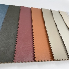 Hot sell  popular polyester PU leatheroid fabric  imitation leather for chair upholstery
