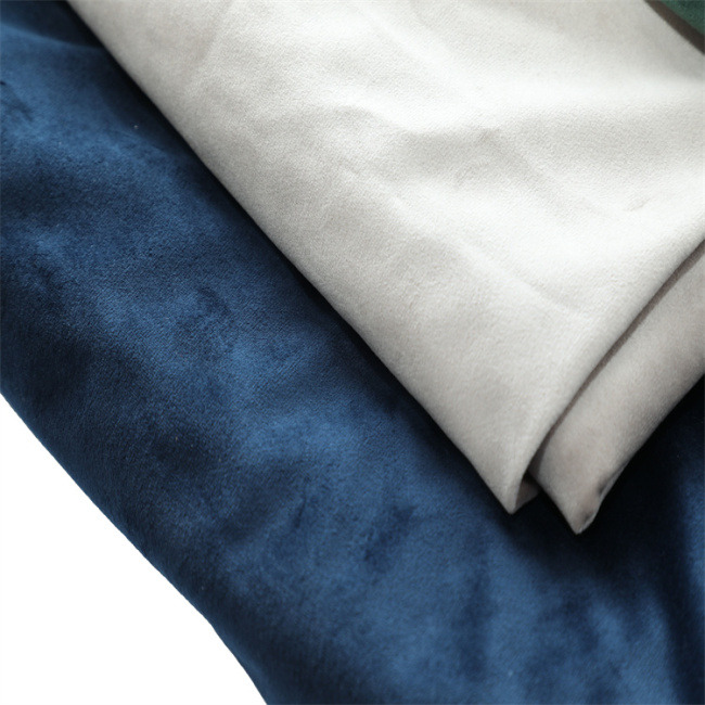 China Manufacturer Multi-Colors Design Furniture Retro Sofa Fabric Crush Holland Velvet Upholstery Fabric