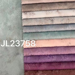 JL23758--Hot Sale Popular Home Decoration 100% Polyester Holland Velvet Bronzed Sofa Fabric