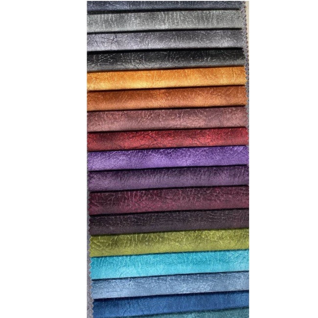 JL21157---New Design 100% Polyester Holland Velvet Embossed For Upholstery Sofa Fabric