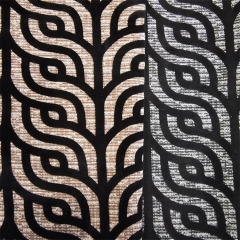 100% Polyester Flock Textil Upholstery Flocked Linen Fabric Adhesive Velvet Flocking