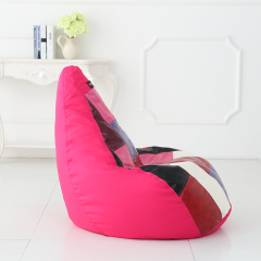Spliced pu leather Beanbag furniture morden living room chairs Adult bean bag chairs