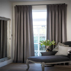 Classic Blackout Curtains Velvet Curtain Cheap Window for Living Room Blue Triangular Curtain 100% Polyester,100% Polyester Rope