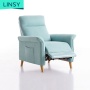 Nordic single leisure fabric sofa chair for balcony small apartment