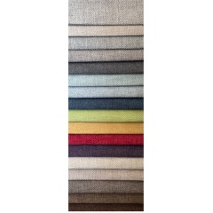 Linen Look Home Textile Fabric Polyester Sofa Fabric Linen Jacquard Linen Fabric For Sofa