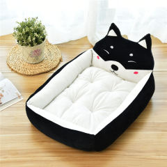 Wholesale Cute dog bed for puppy animal shape pet bed