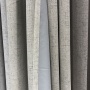 Soft 100% Blackout linen look Curtains with Coating Blackout Curtains for the livingroom