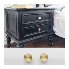 Wejoy Furniture cabinet dresser wardrobe steel gold knurled handle drawer pull decorative knobs
