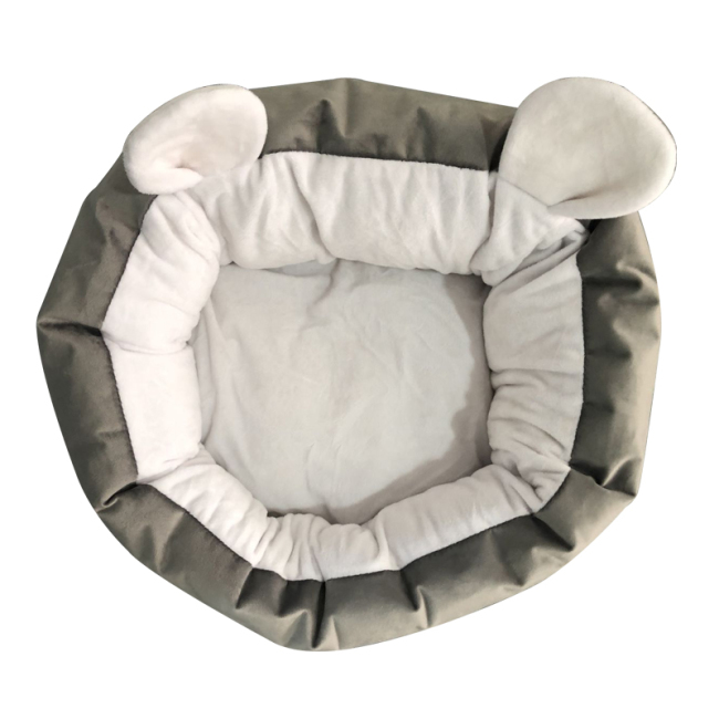 Indoor Pet Furniture Hot Sale Lovely Rabbit shaped Comfortable Soft Velvet Pet Dog Bed Bean Bag