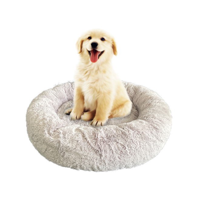 Living Room cheap Dog Bed For Sale Pet Fluffy Soft Removable Anti slip Pet donut Beds For Dogs And Cats
