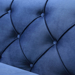 3 Seater Sofa Living Room Furniture Set Velvet Fabrics Sofa Modern