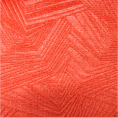 Decorative Custom Emboss Velvet Fabric Polyester Jacquard Fabric Embossed Upholstery Fabric