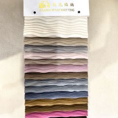 JL20303 - Wholesale 20 Colors high quality embroidered upholstery sofa pleated plain crepe fabric holland velvet fabric
