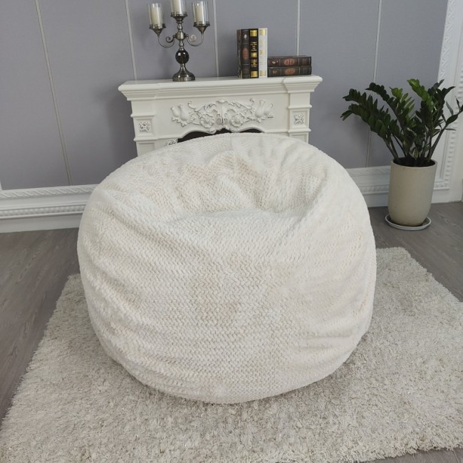 Living Room OEM ODM Sponge ball 4ft love sack Giant Soft faux fur huge large bean bag
