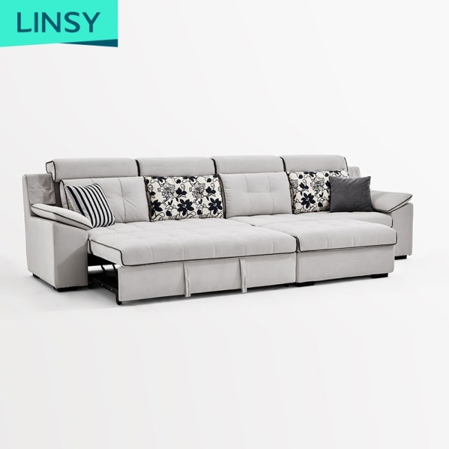 Linsy Hot Sale Furniture Low Prices Folding Single Sofa Bed With Storage 967