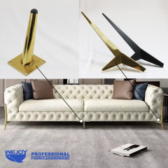 Silver black golden long modern design dining roomfurniture stool metal legs 10cm chrome furniture legs sofa feet