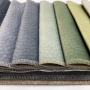 Newest  salient point upholstery Fabric Faux Leather Embossed printed technology velvet fabric for furniture