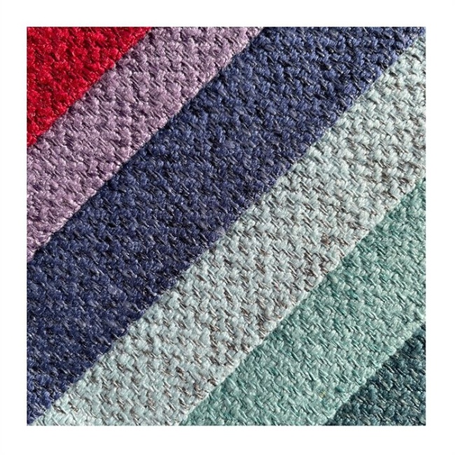 Linen Look Home Textile Fabric 100% Polyester Sofa Fabric Linen Jacquard Linen Fabrics