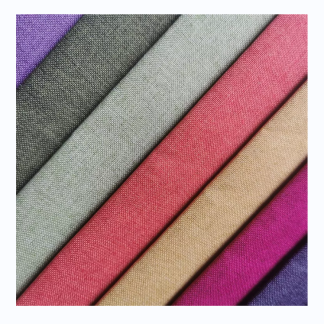 Custom Sofa Linen Upholstery Linen Jacquard Fabric Wholesale Linen Fabric