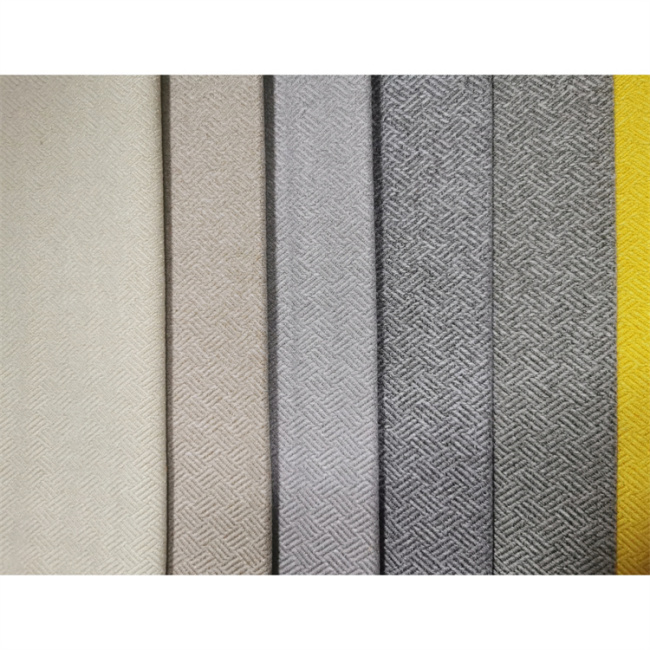 Home Textile Custom Sofa Linen Upholstery Linen Like Woven Fabric Linen Pattern Fabric