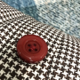 Retro Style Red Buttons Design Cushion Seat Covers Decorative/Pillow