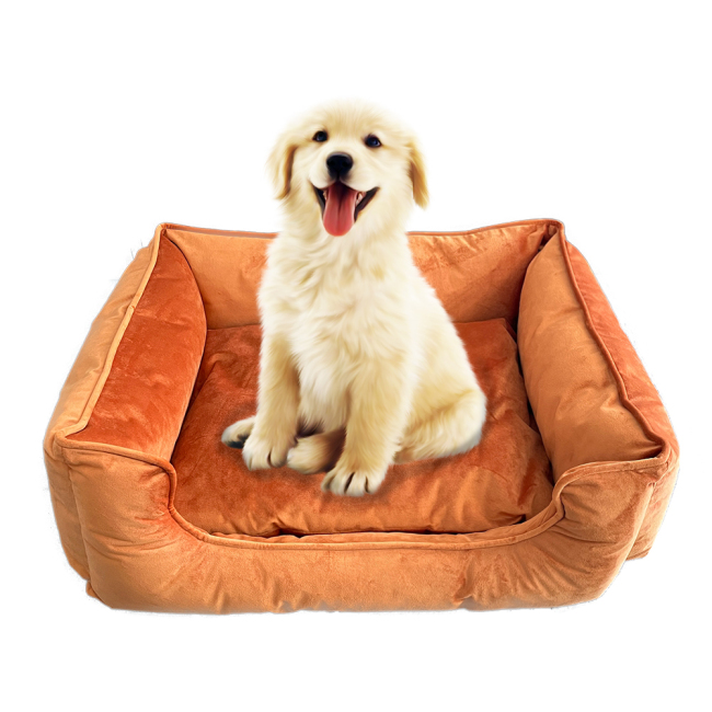 2022 Wholesale high quality pet bed Indoor Super Soft Fabric Washable Pet Bed For dogs