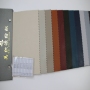 PU surface+100 polyester backing fabric leatheroid  for chair and car seat