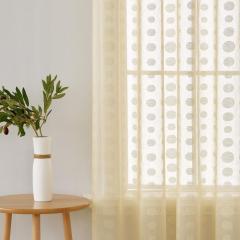 new design wholesale living room hotel  window decorative  grommet sheer rideaux cortina  curtains