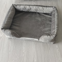 2023 New Design Wholesale High Quality Pet Bed Indoor Furniture Super Soft Velvet Fabric Washable Pet Bed For Dogs