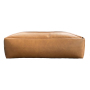 Wholesale custom Popular Squared Garden Sofa Seat Pad PU Leather Indoor Floor Cushion