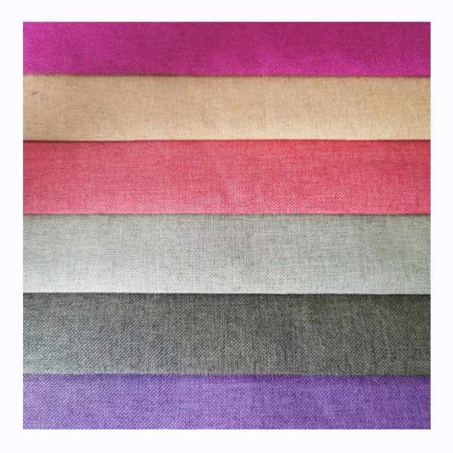 Best Quality Linen Fabrics Imitation Linen Fabric Linen Polyester Sofa Fabric