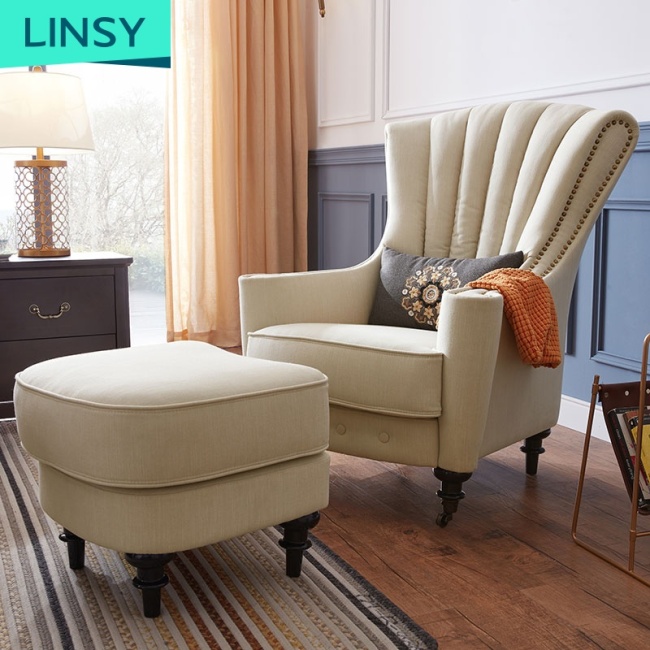 Factory Price Luxury Velvet Living Room Chair Leisure Sofa