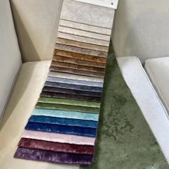 JL353- New Design Different Types Of Holland Velvet Bronzing 100% Polyester Velvet Fabric For Sofa