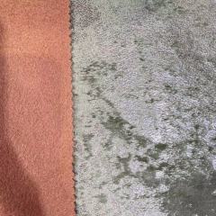 JL353- New Design Different Types Of Holland Velvet Bronzing 100% Polyester Velvet Fabric For Sofa