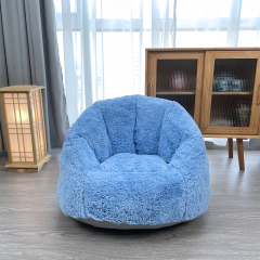 Pumpkin Shaped special designed blue Living Room Furniture kids Bean bag Chair