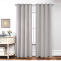 Look Curtains with Coating Ready Made Stock Blackout Thermal Curtains Soft 100% Blackout Linen 100% Polyester,100% Polyester XXC