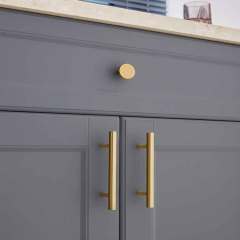 Wejoy Modern style metal furniture handle cabinet knobs pulls gold drawer handles