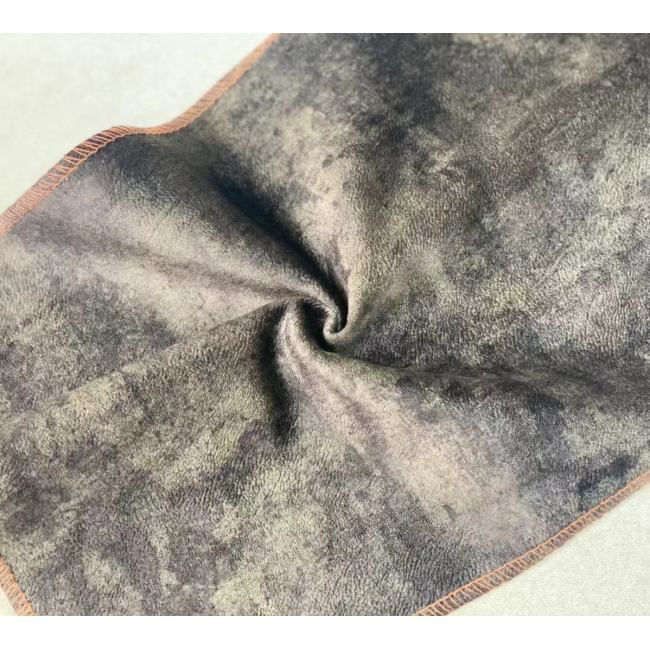 YG85-NICKELBLACK printed sofa for living room fabric custom fleece for fashion outdoor waterproof material terciopelo