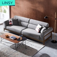 Modern Style Sofa Set Wooden Designs Classic Seating Living Room Sofa Sectional European Style Fabric