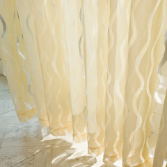 fabric modern burnout sheer curtain fabric bedroom
