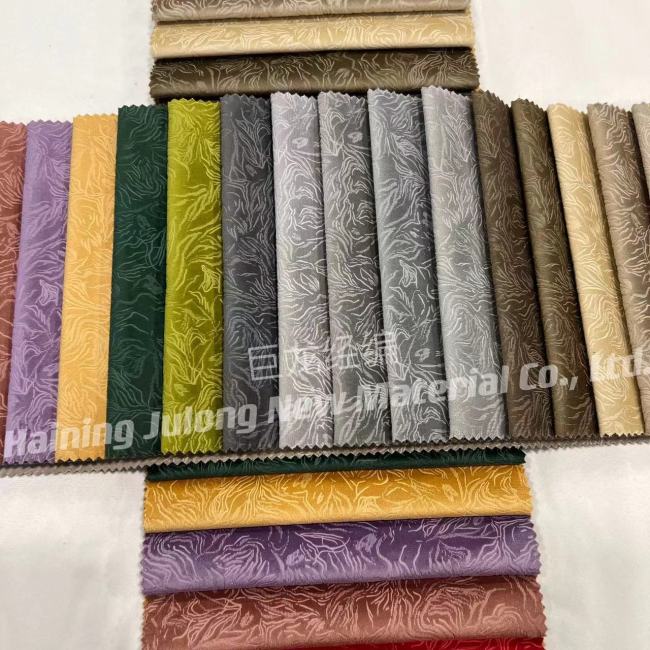 JL23255 New Design Luxury Holland Velvet Glue Embossed Fabric For China Upholstery Sofa Fabric