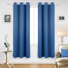 Fancy Luxury Hotel Window Curtain Blackout Curtain 100% Polyester,100% Polyester Flat Window High Shading(70%-90%) Grommet Solid