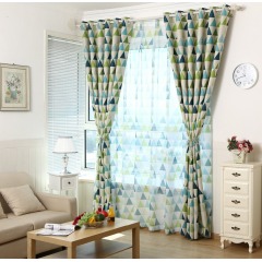 Excellent quality hot sale cheap curtain printing voile curtain living room curtains