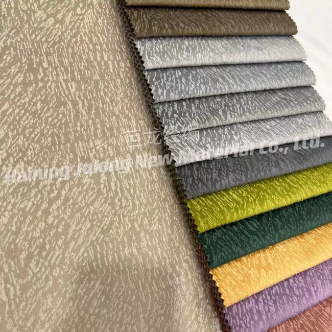 JL23256  New Design Luxury Holland Velvet Glue Embossed Fabric For China Upholstery Sofa Fabric