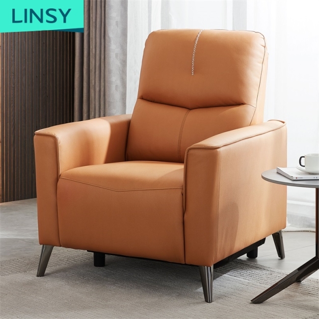 Linsy Power Comfortable Recliner L Shaped Sofa Supplier Home Furniture Modern Fabric Recliner Motion Sofa Sets LS316SF3