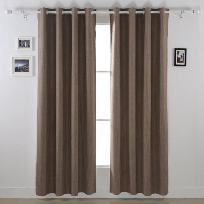 pu coating fabric luxury curtains