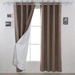 pu coating fabric luxury curtains