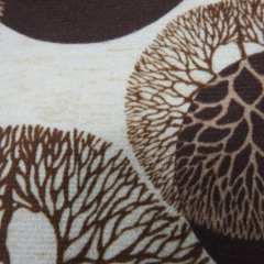 Wholesale Home Textile Flock Print Tulle Fabric Flocked Velvet Fabric For Furniture