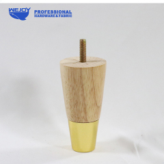 Wejoy Solid wooden furniture hardware legs angled tapered legs production wood leg for sofa furniture