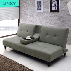 Multi-functional fabric folding sofa bed dual-use small apartment living room single furniture